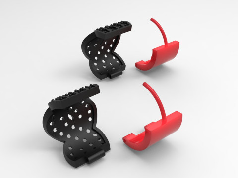 Sparkling Woven Hoop STL 3D jewelry earring model je0055 3D Print Model