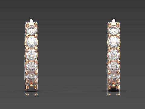 3DFile Роскошные серьги, модель JE0067 Готовая к производству модель для 3D-печати 3D Принт Модель