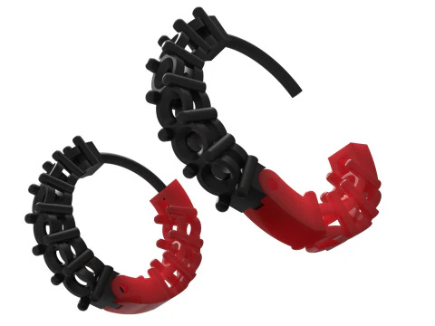 3DFile Роскошные серьги, модель JE0067 Готовая к производству модель для 3D-печати 3D Принт Модель