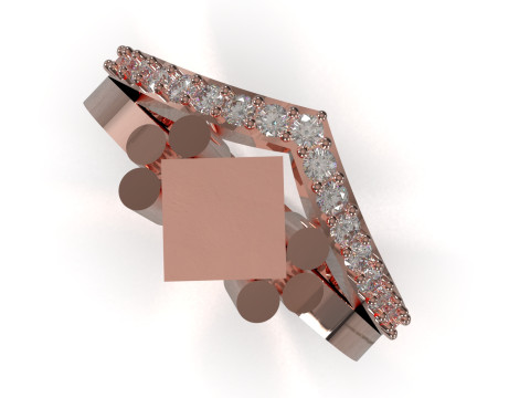 Ensemble de bagues de mariage STL 3D Embrace of Light modèle wr0033 Modèle d'impression 3D Modèles 3D en vedette