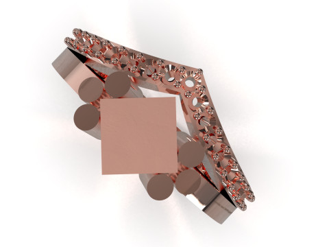 Ensemble de bagues de mariage STL 3D Embrace of Light modèle wr0033 Modèle d'impression 3D Modèles 3D en vedette