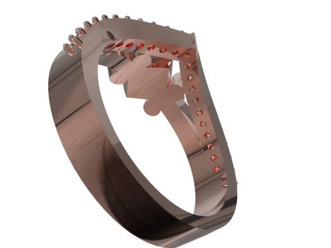 Ensemble de bagues de mariage STL 3D Embrace of Light modèle wr0033 Modèle d'impression 3D Modèles 3D en vedette