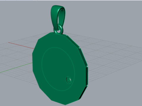 Le pendentif en or STL 3D est une roue du zodiaque circulaire frappante gp0426, modèle d'impression 3D Modèles 3D en vedette