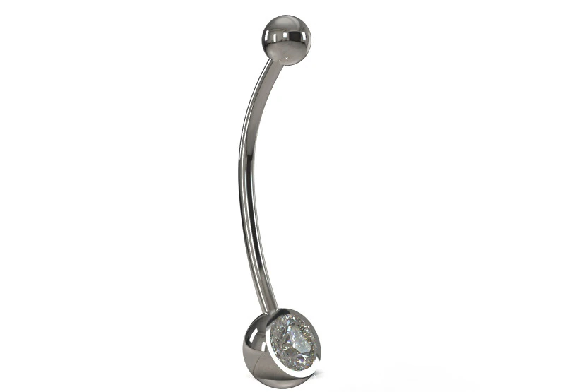 Роскошный и фантазийный пирсинг пупка STL 3D, модель p0003, модель для 3D-печати 3D Принт Модель .c4d .max .obj .3ds .fbx .stl .blend 