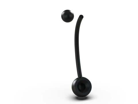 Роскошный и фантазийный пирсинг пупка STL 3D, модель p0003, модель для 3D-печати 3D Принт Модель