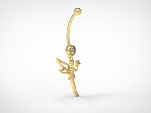 एंजेल नेवेल एसटीएल 3डी पियर्सिंग ज्वेलरी पी0004 3डी प्रिंट मॉडल 3D प्रिंट मॉडल