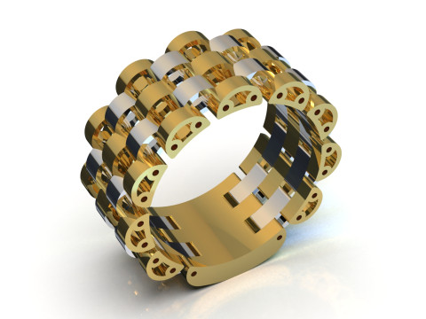 Mens Gold stl 3dm 반지 모델 ror0059 3D 프린트 모델 3D 프린트 모델