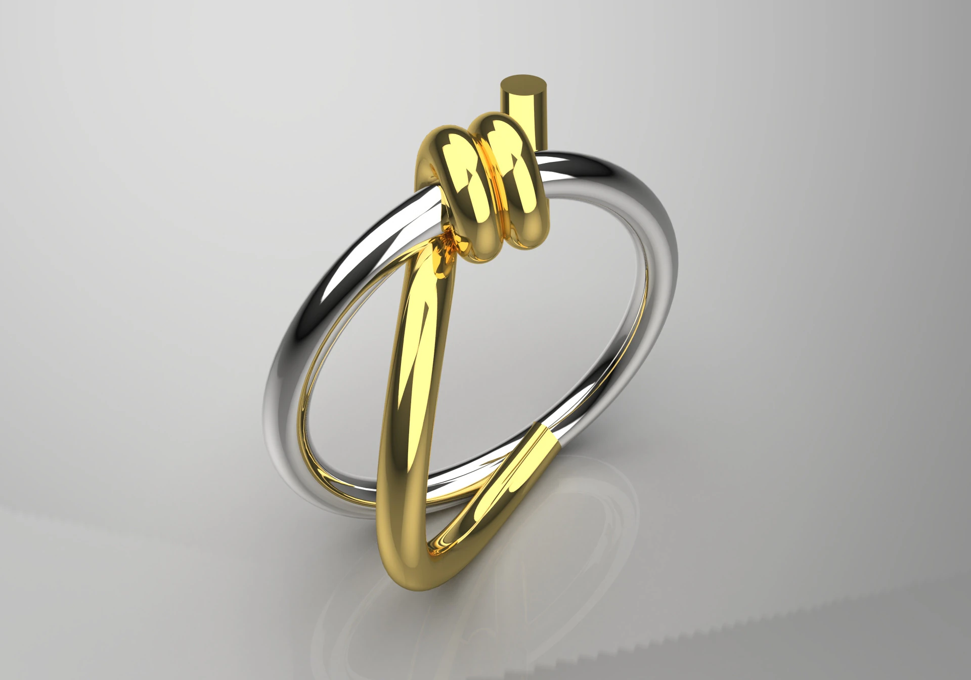 Modern Texture STL 3D gold Ring model gr0053 3D Print Model .c4d .max .obj .3ds .fbx .stl .blend 