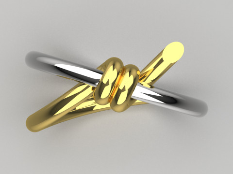 आधुनिक बनावट एसटीएल 3डी सोने की अंगूठी मॉडल gr0053 3D प्रिंट मॉडल