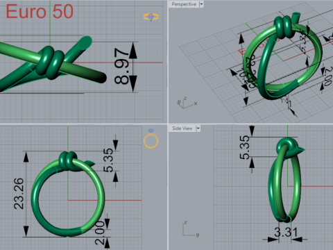 आधुनिक बनावट एसटीएल 3डी सोने की अंगूठी मॉडल gr0053 3D प्रिंट मॉडल