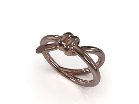 Modern Texture STL 3D gold Ring model gr0053 3D Print Model