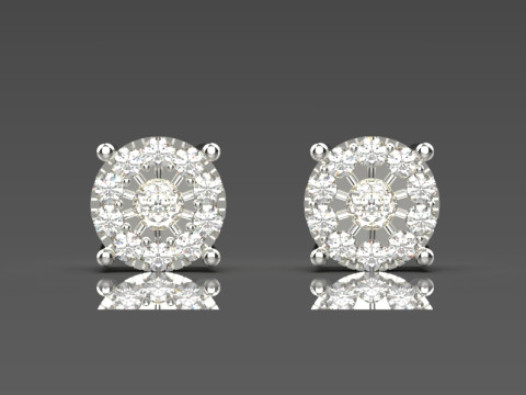 보석 stl 3d 인쇄 가능한 귀걸이 모델 je0090 3D 프린트 모델