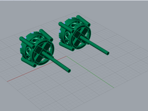 보석 stl 3d 인쇄 가능한 귀걸이 모델 je0090 3D 프린트 모델
