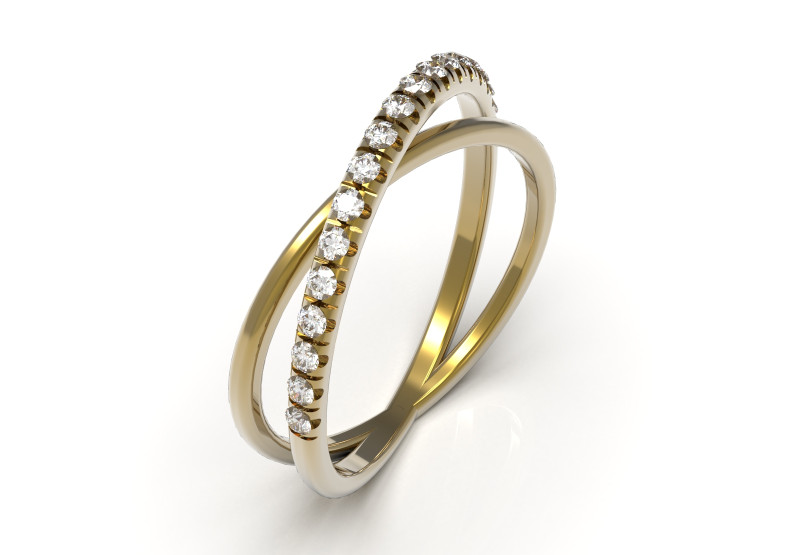 Braided Woven stl 3d jewelry gold Ring model jr00299 3D print model 3D Print Model .c4d .max .obj .3ds .fbx .stl .blend 