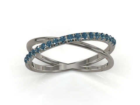 Плетеное тканое stl 3d ювелирное золотое кольцо модель jr00299 3D модель для печати 3D Принт Модель