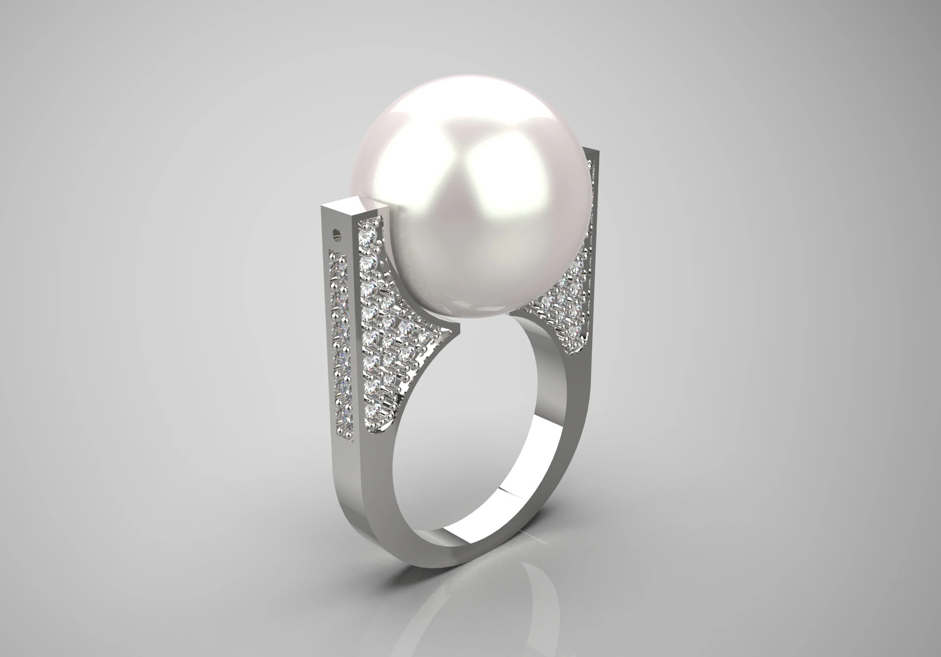 Artistic Volume stl 3d printable Ring model pr0038 3D Print Model .c4d .max .obj .3ds .fbx .stl .blend 
