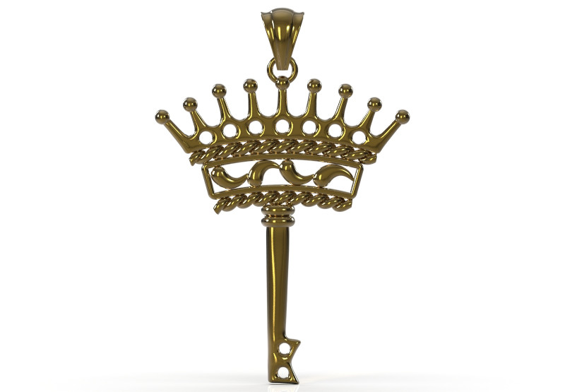 Key of Power and Mystery stl 3d printable Pendant model gp0496 3D Print Model .c4d .max .obj .3ds .fbx .stl .blend 