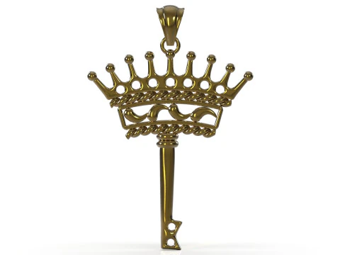 Klucz mocy i tajemnicy stl wisiorek do druku 3D model gp0496 Model do druku 3D