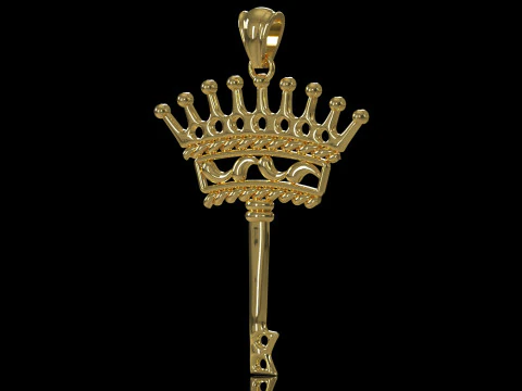 Ключ силы и тайны stl 3d модель подвески для печати gp0496 3D Принт Модель