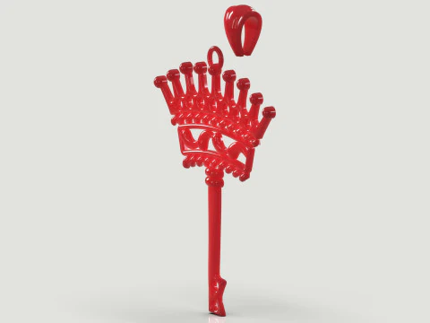 Ключ силы и тайны stl 3d модель подвески для печати gp0496 3D Принт Модель