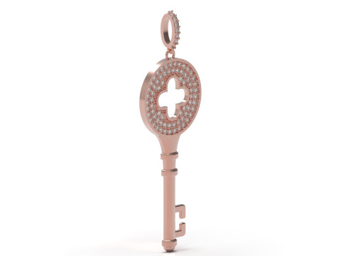Key of Dreams stl 3d printable Pendant model jp0399 3D Print Model