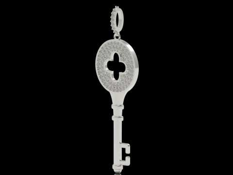 Key of Dreams stl 3d printable Pendant model jp0399 3D Print Model