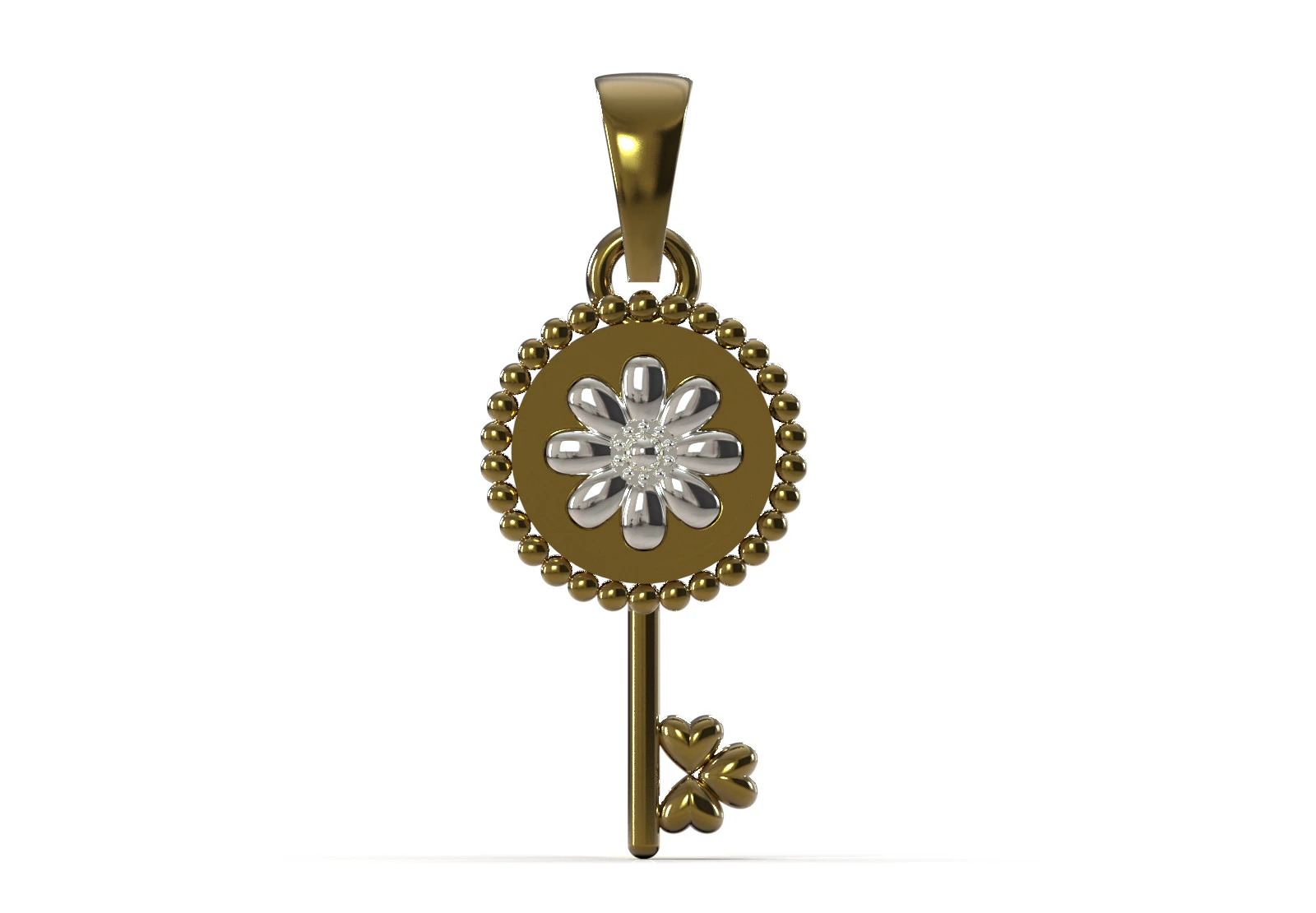 Classic and Minimal Key stl 3d Pendant model gp0227 3D Print Model .c4d .max .obj .3ds .fbx .stl .blend