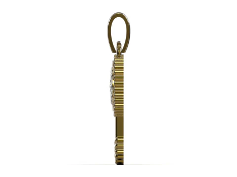 Classic and Minimal Key stl 3d Pendant model gp0227 3D Print Model