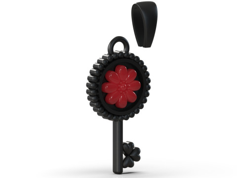 Classic and Minimal Key stl 3d Pendant model gp0227 3D Print Model