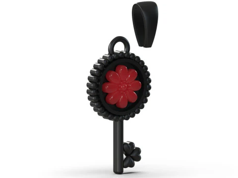Classic and Minimal Key stl 3d Pendant model gp0227 3D Print Model