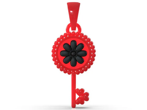 Classic and Minimal Key stl 3d Pendant model gp0227 3D Print Model