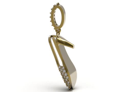 Дизайн обуви на высоком каблуке stl 3d ювелирные изделия Модель подвески jp0403 3D модель для печати 3D Принт Модель