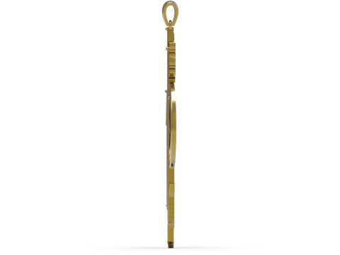 Art Deco Angel and Arrow Pendant Symbol Path Time Flight gp0174 3D print model 3D Print Model