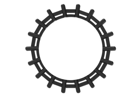 Eternidade radiante stl anel de joias 3d modelo rr0018 Modelo de Impressão 3D