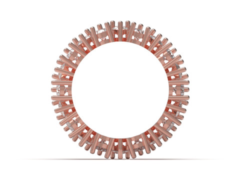 Eternal Teardrop eternity stl 3d jewelry ring model rr0031 3D Print Model