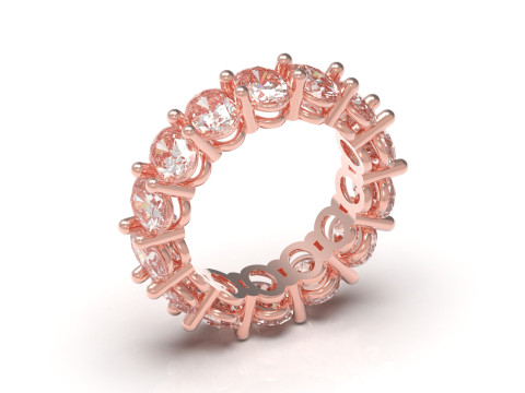 Eternal Oval STL 3D eternity Ring model rr0035 3D Print Model