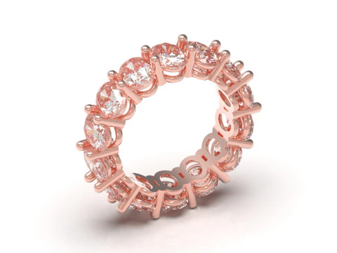 Eternal Oval STL 3D eternity Ring model rr0035 3D Print Model