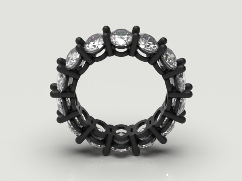 Eternal Oval STL 3D eternity Ring model rr0035 3D Print Model