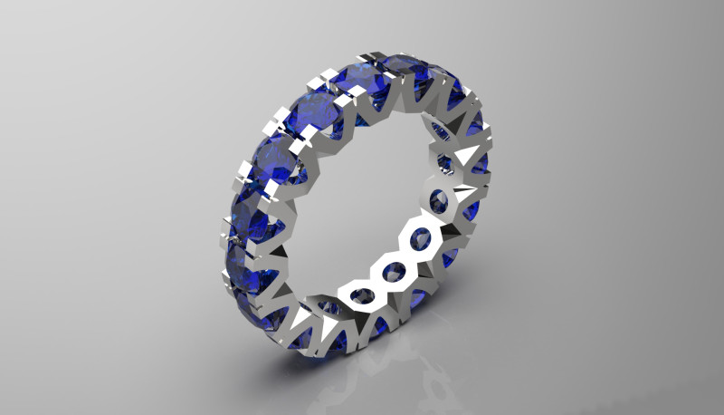 라운드 영원 stl 3d 쥬얼리 반지 모델 rr0042 3D 프린트 모델 .c4d .max .obj .3ds .fbx .stl .blend 