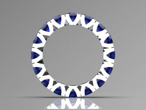 라운드 영원 stl 3d 쥬얼리 반지 모델 rr0042 3D 프린트 모델