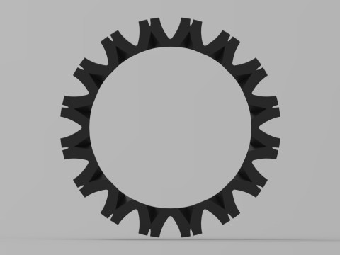 라운드 영원 stl 3d 쥬얼리 반지 모델 rr0042 3D 프린트 모델