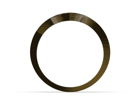 Ready to make gold ring file Sculptural Free Flow Ring gr0178 3D Print Model