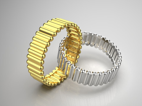 Paarring gr0016 3D-Druckmodell 3D Druckmodell