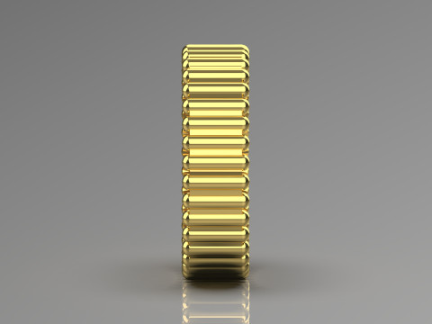 Pierścionek dla pary gr0016 Model do druku 3D Model do druku 3D