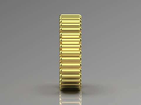 Парное кольцо gr0016 3D модель для печати 3D Принт Модель