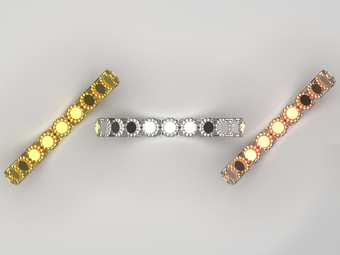 3D ファイル ゴールド リング コード gr0072 3Dプリントモデル