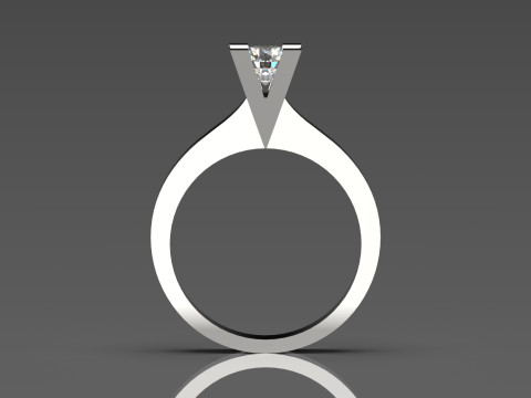 Fichier 3D de la bague solitaire code sr0046 Modèles 3D en vedette