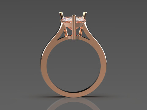 Pierścionek z motywem serca sr0033 Model do druku 3D Model do druku 3D