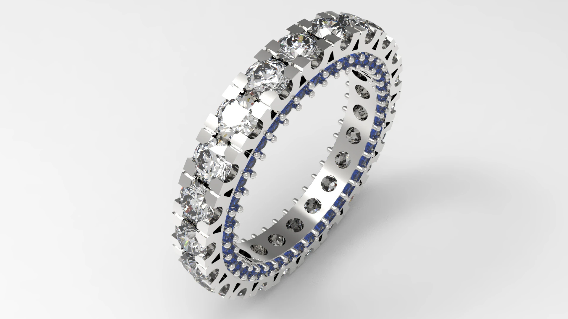 The Eternity stl 3d printable jewelry Ring model rr0005 3D Print Model .c4d .max .obj .3ds .fbx .stl .blend 