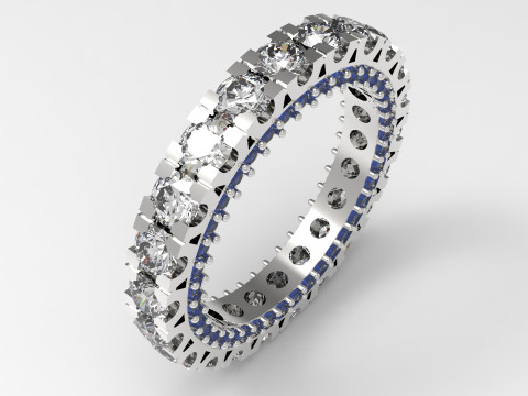 Anillo de joyería imprimible en 3D The Eternity stl modelo rr0005 Modelo de impresión 3D